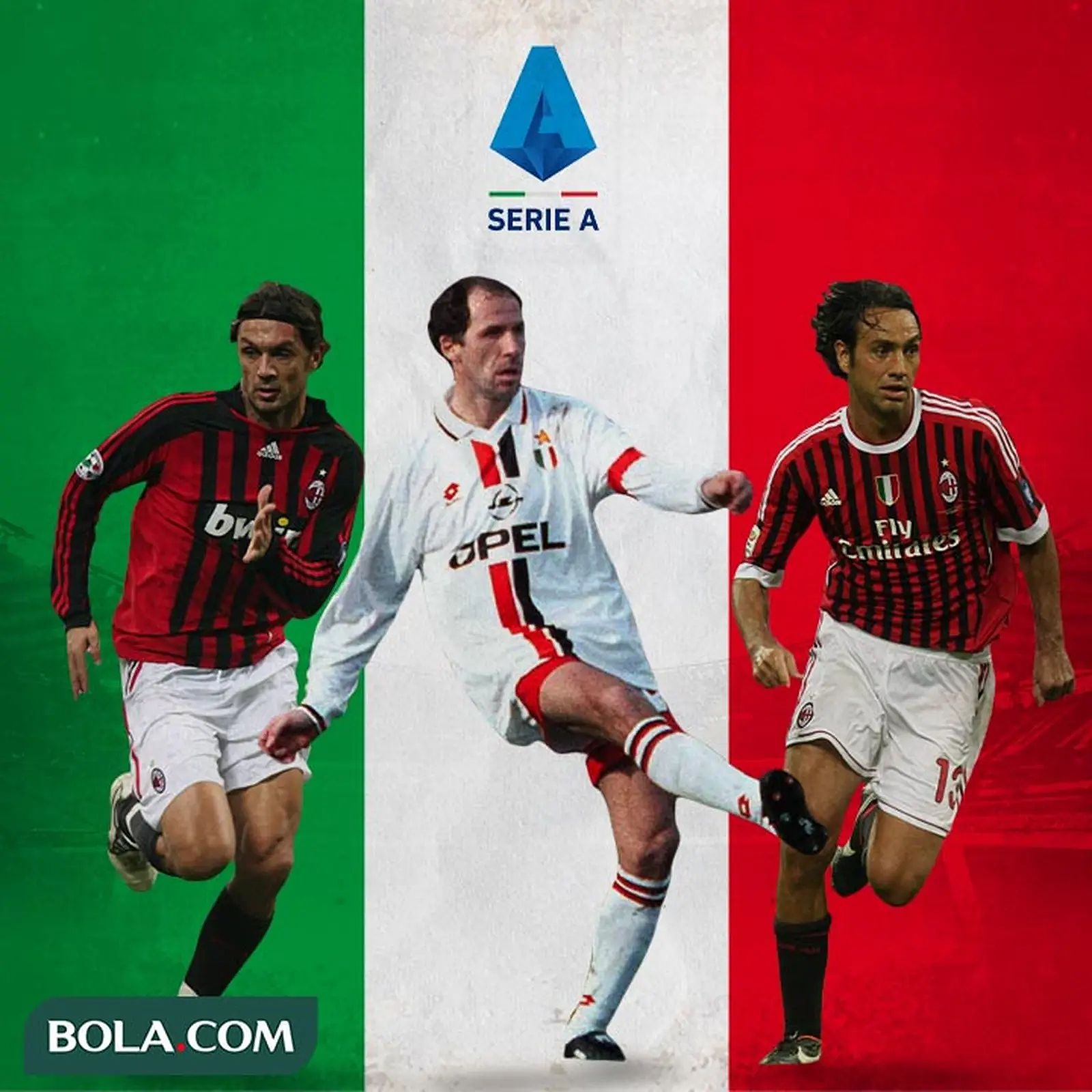 Paolo Maldini, Franco Baresi, Alessandro Nesta