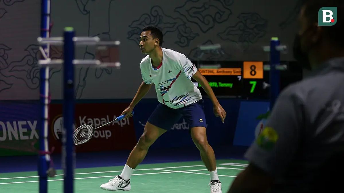 Pertandingan Bulu Tangkis di Indonesia Open 2022