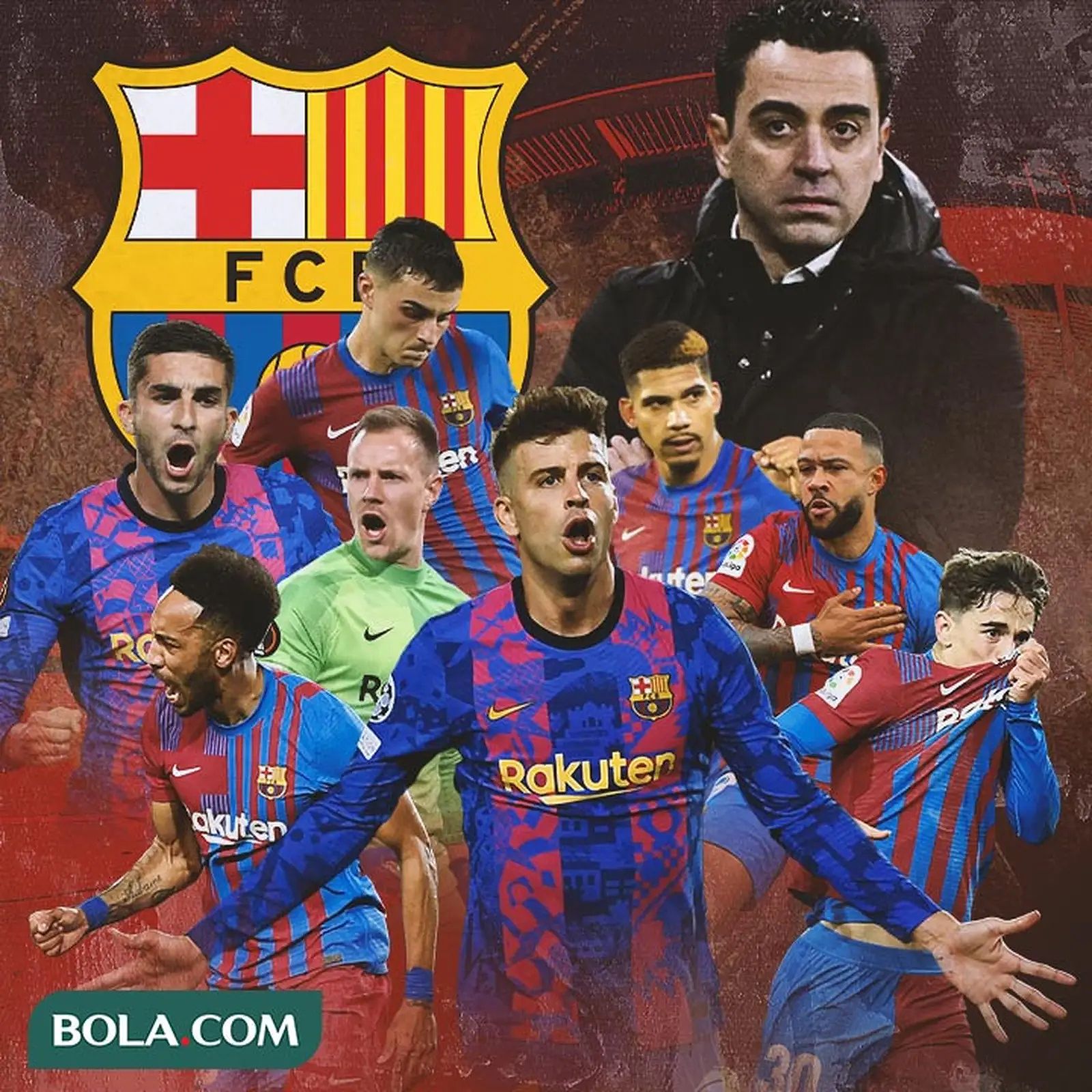 Xavi Hernandez dan Para Bintang Barcelona